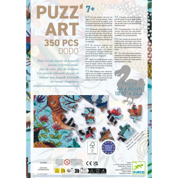 Puzzle Puzz'Art - Dodo – 350 Pièces