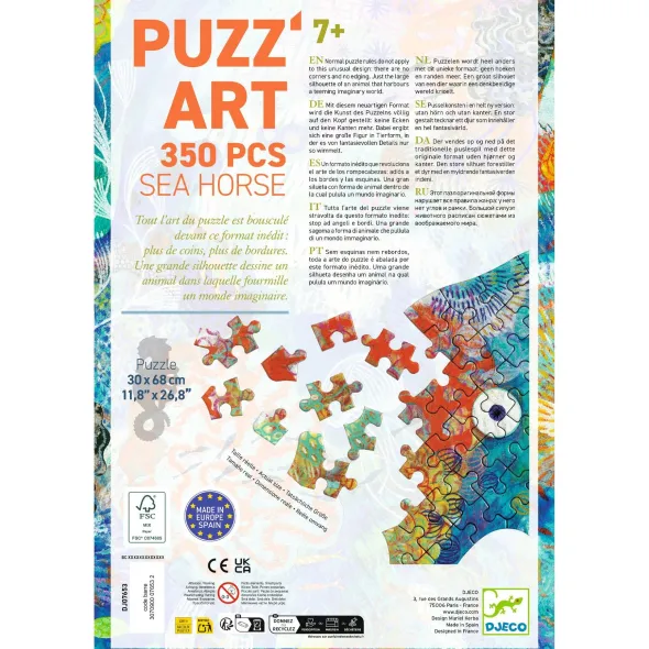 Puzzle Puzz'Art - Sea Horse - 350 Pièces
