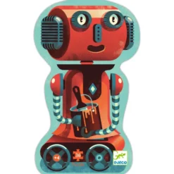 Puzzle Silhouette - Bob le Robot - 36 Pièces
