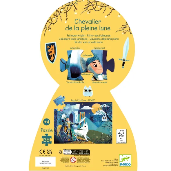 Puzzle Silhouette : Chevalier de la Pleine Lune – 36 Pièces