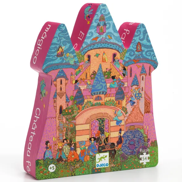 Puzzle Silhouette - Château Féerique - 54 Pièces