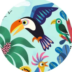 Puzzle Silhouette - Coco le Toucan - 24 Pièces