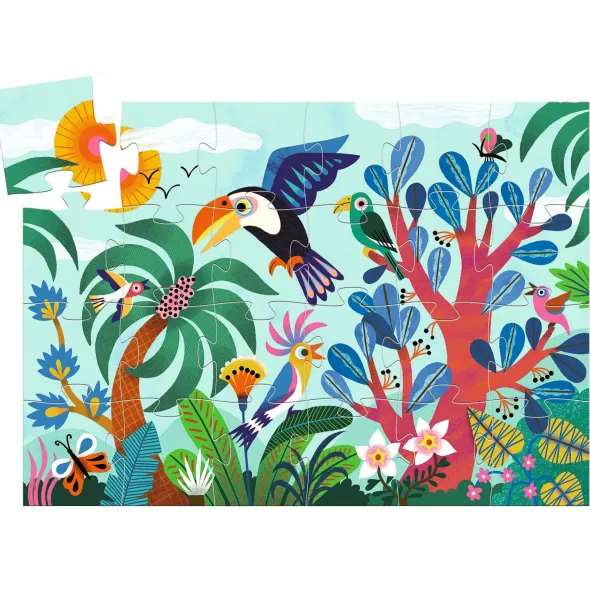 Puzzle Silhouette - Coco le Toucan - 24 Pièces