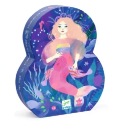Puzzle Silhouette - Ella La Sirène - 36 Pièces