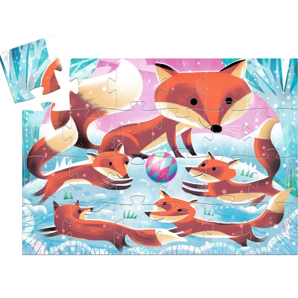 Puzzle Silhouette - Ginger Petit Renard - 24 Pièces