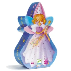 Puzzle Silhouette - La Fée et la Licorne - 36 Pièces