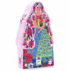 Puzzle Silhouette - La Princesse et son Paon - 36 Pièces