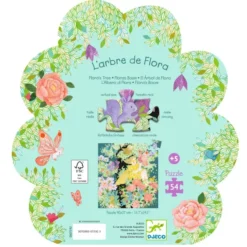 Puzzle Silhouette - L'arbre de Flora - 54 Pièces