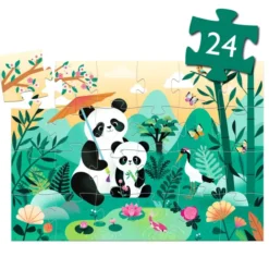 Puzzle Silhouette - Leo le Panda - 24 Pièces