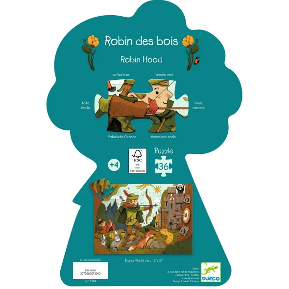Puzzle Silhouette - Robin des Bois - 36 Pièces