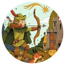 Puzzle Silhouette - Robin des Bois - 36 Pièces