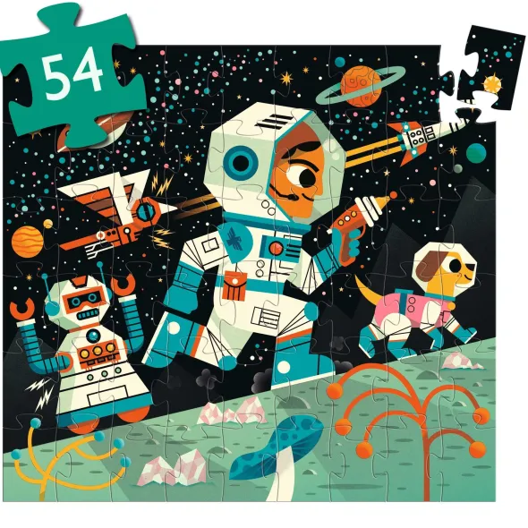 Puzzle Silhouette - Station spatiale - 54 Pièces