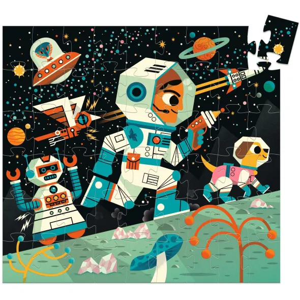 Puzzle Silhouette - Station spatiale - 54 Pièces