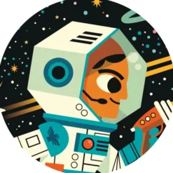 Puzzle Silhouette - Station spatiale - 54 Pièces