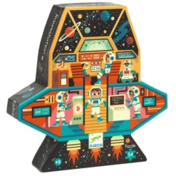Puzzle Silhouette - Station spatiale - 54 Pièces