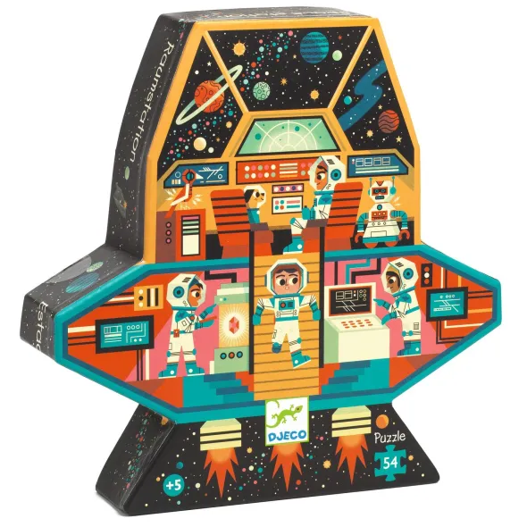 Puzzle Silhouette - Station spatiale - 54 Pièces