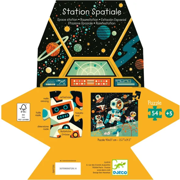 Puzzle Silhouette - Station spatiale - 54 Pièces