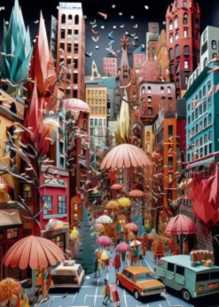 Puzzle - Street Canyon - 1000 pièces