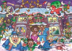 Puzzles Wasgij Christmas 22 - Une Nuit Pas si Douce ! - 2x1000 Pièces