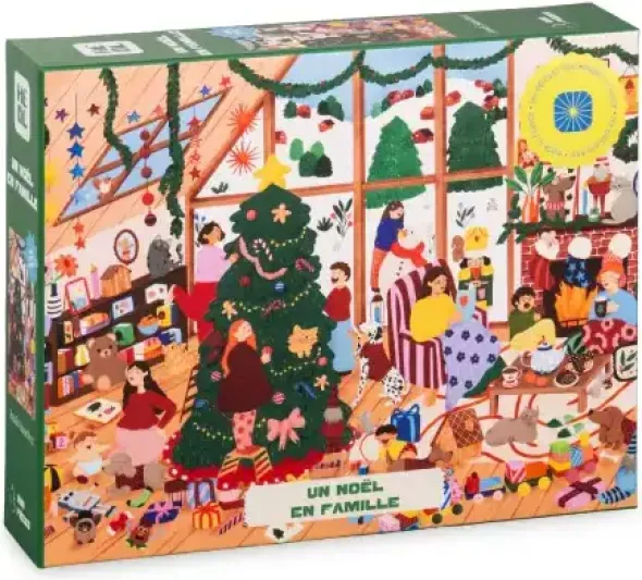 Puzzle - Un Noël en famille - 1000 pièces