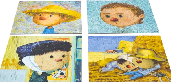 Puzzle - Vincent van Gogh - 4 in 1 - Museum Kidz