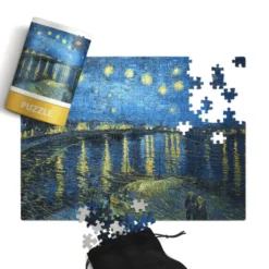 Puzzle - Vincent van Gogh - Nuit étoilée sur le Rhône - 300 pièces