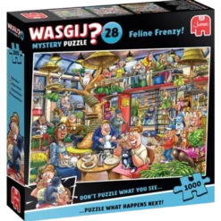 Puzzle Wasgij Mystery 28 - Folie féline ! - 1000 Pièces
