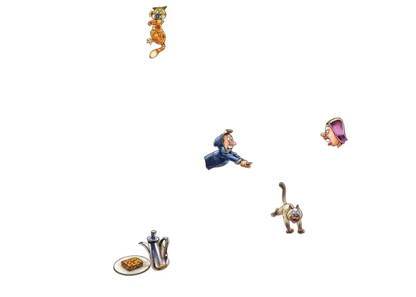 Puzzle Wasgij Mystery 28 - Folie féline ! - 1000 Pièces