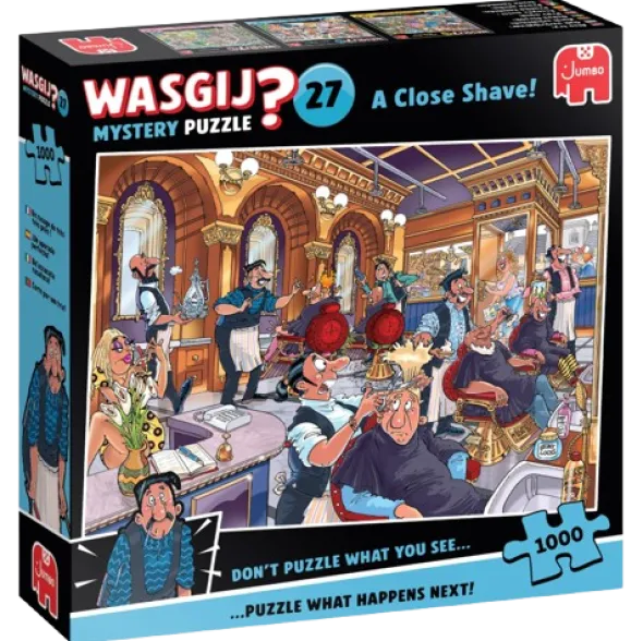 Puzzle Wasgij Mystery 27 - Un Rasage de Très Très Près ! - 1000 Pièces
