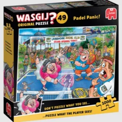 Puzzle Wasgij Original 49 - Panique au Padel - 1000 Pièces