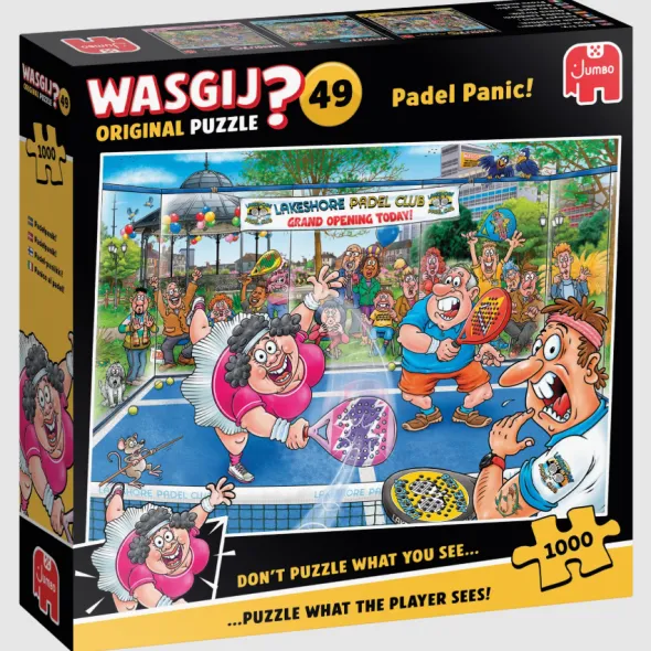 Puzzle Wasgij Original 49 - Panique au Padel - 1000 Pièces
