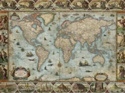 Puzzle - Willem Blaeu World - 1500 pièces