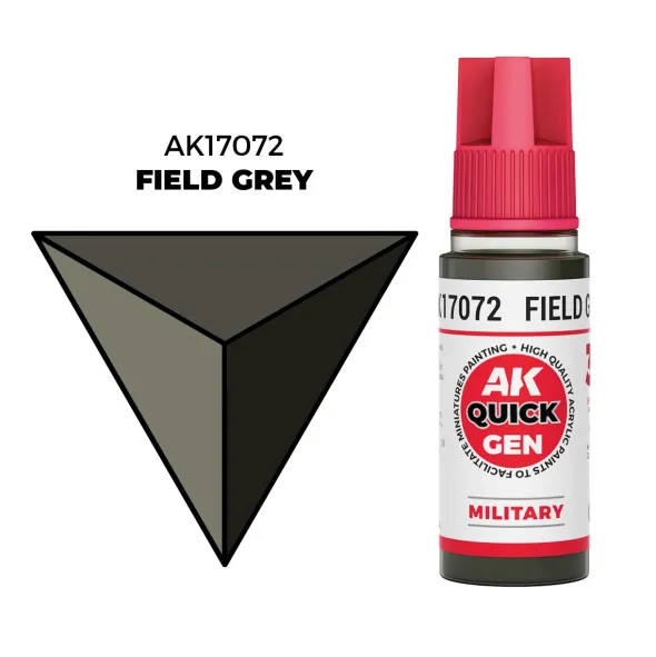 Quick Gen Color Ak Interactive - Field Grey