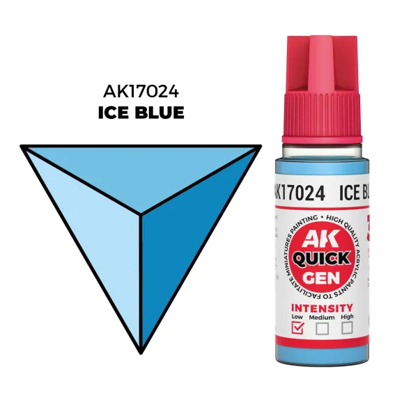Quick Gen Color Ak Interactive - Ice Blue