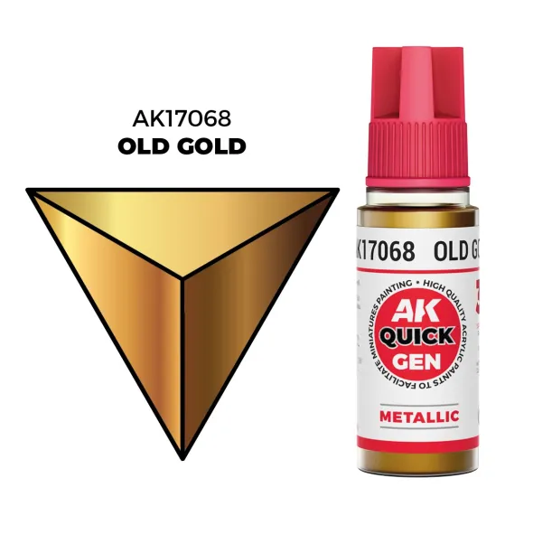 Quick Gen Color Ak Interactive - Old Gold