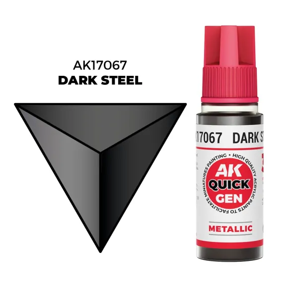 Quick Gen Color Ak Interactive - Dark Steel
