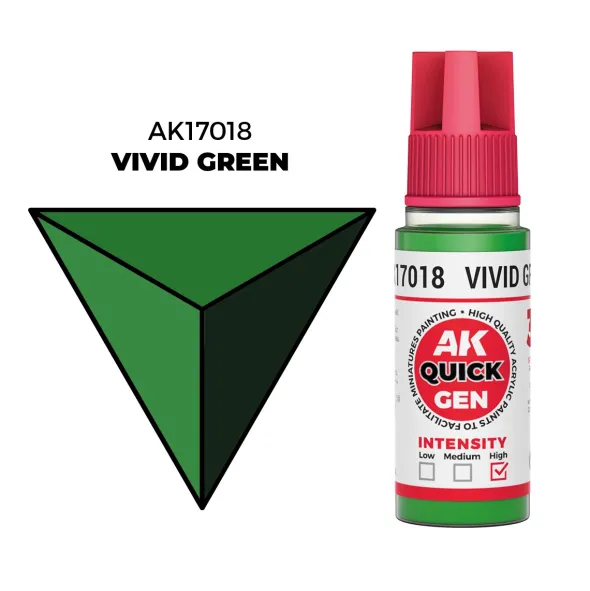 Quick Gen Color Ak Interactive - Vivid Green