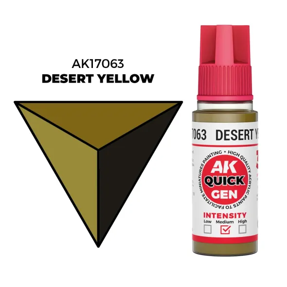 Quick Gen Color Ak Interactive - Desert Yellow