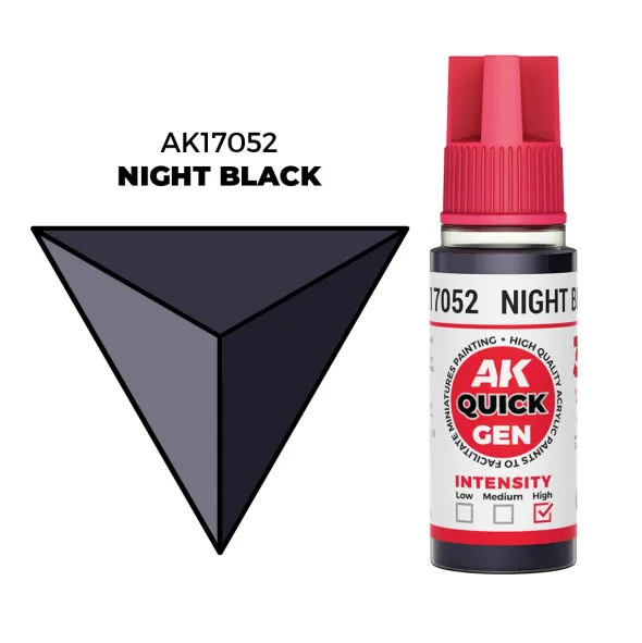 Quick Gen Color Ak Interactive - Night Black