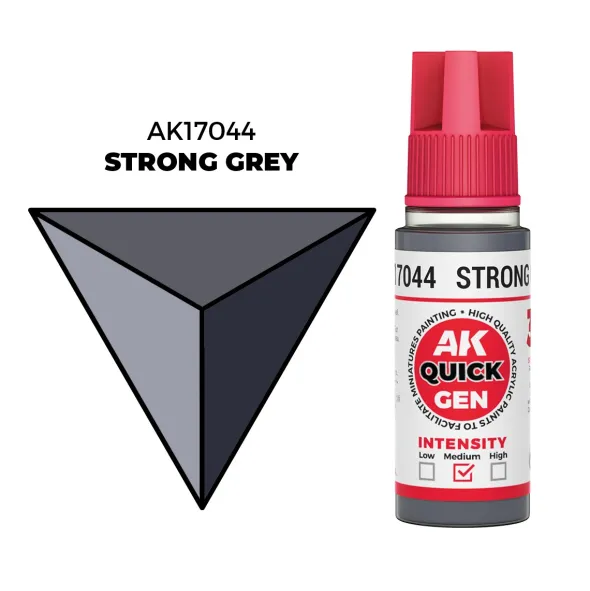 Quick Gen Color Ak Interactive - Strong Grey