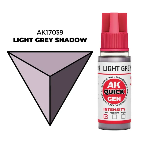 Quick Gen Color Ak Interactive - light Grey Shadow