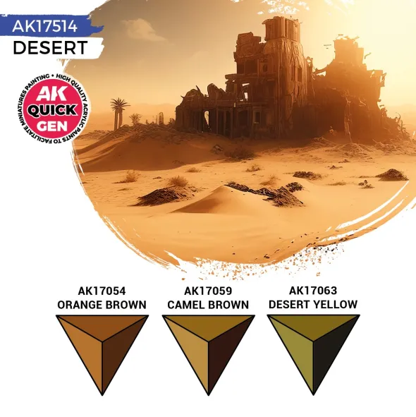 Quick Gen Set Ak Interactive - Desert