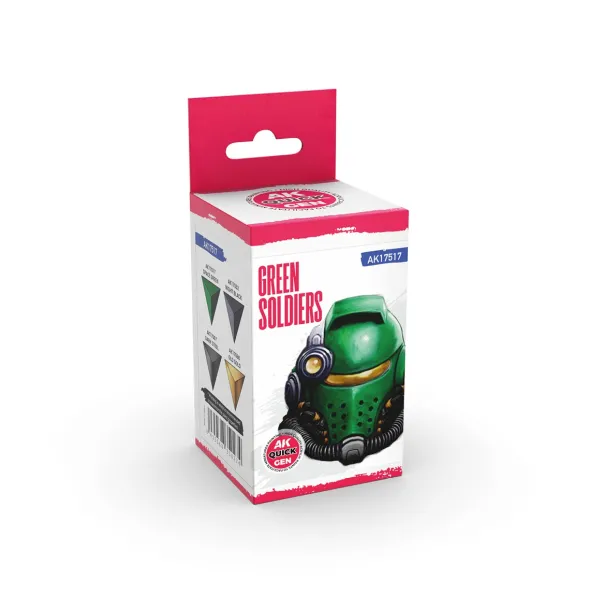 Quick Gen Set Ak Interactive - Green Soldiers