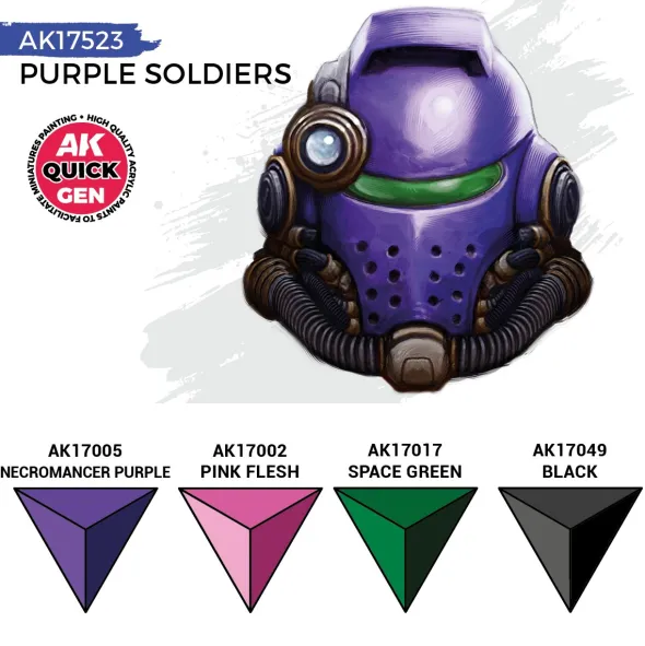 Quick Gen Set Ak Interactive - Purple Soldiers