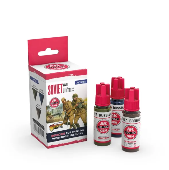 Quick Gen Set Ak Interactive - Soviet WWII Uniforms