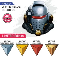 Quick Gen Set Ak Interactive - Winter Blue Soldiers