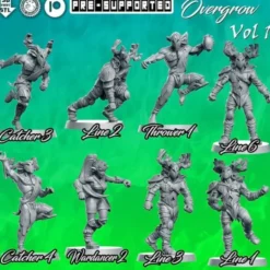 Équipe complète d'Elfes Sylvains Overgrown