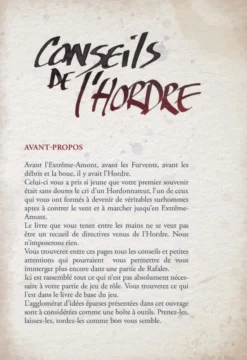 Rafales – Conseils de l'Hordre