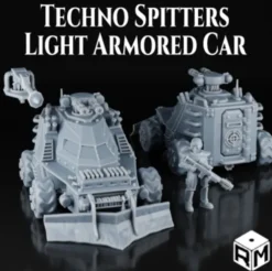 Rise Miniatures - Asphalt War - Véhicule Blindé léger- 20/22 mm