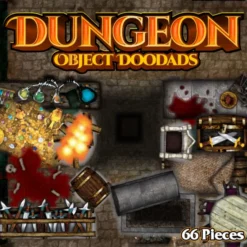 Roleplaying Objects - Dungeon - 66 Pieces